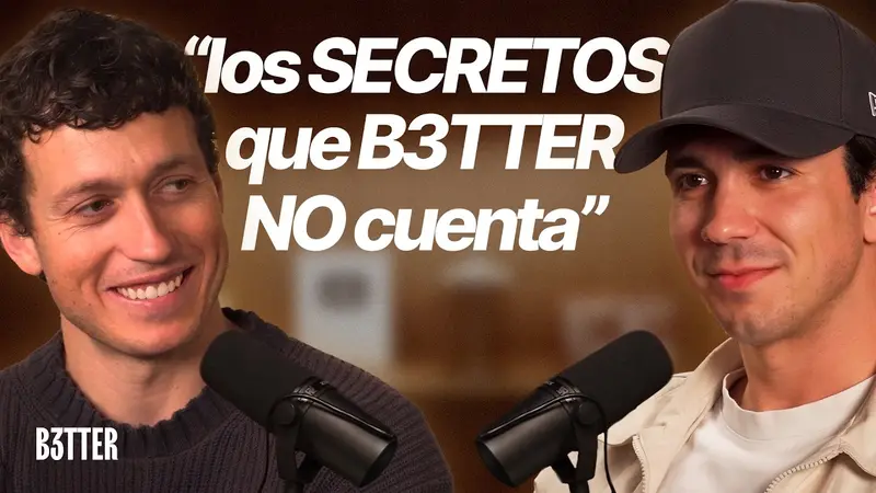 Miniatura en YouTube del episodio del B3TTER Podcast en el que Àlex Boisset y Adrià Cruz hablan los dos solos.